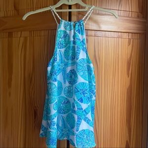 Lilly for Target blue tank top